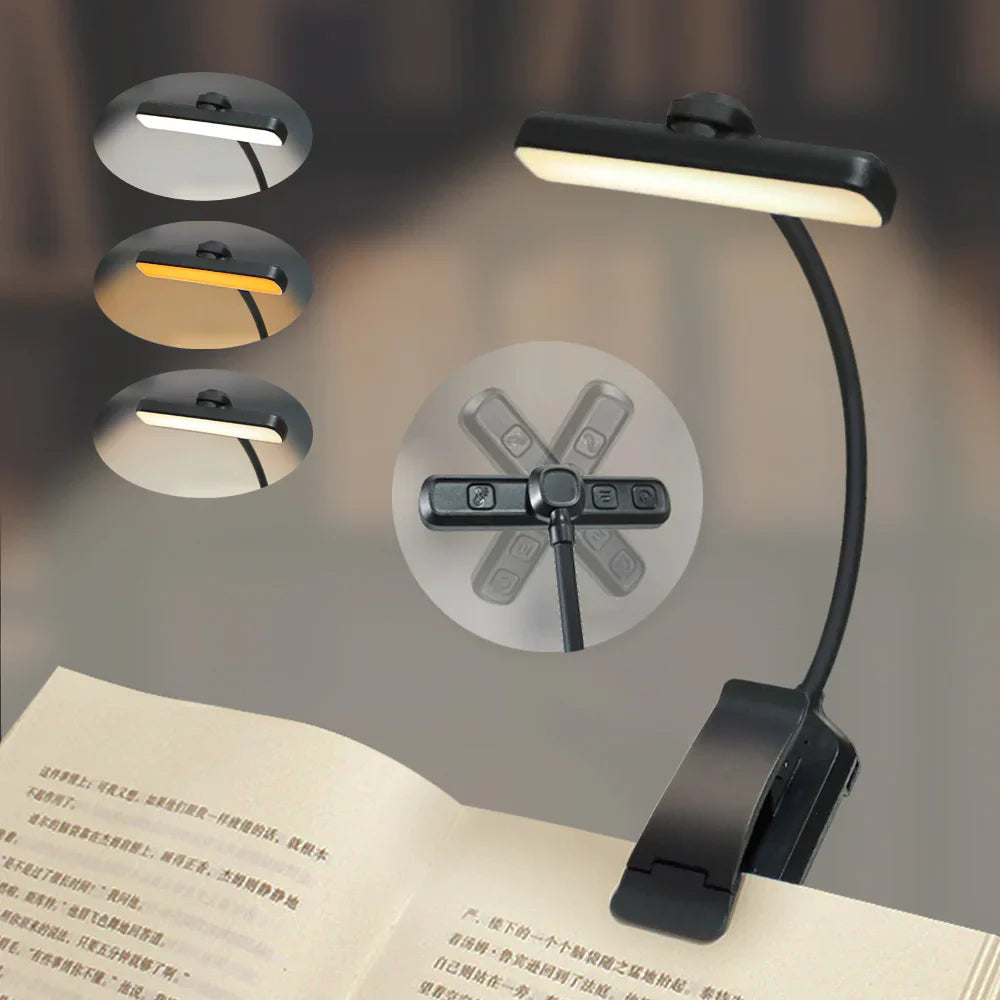 Double Row LED Rotating Reading Light